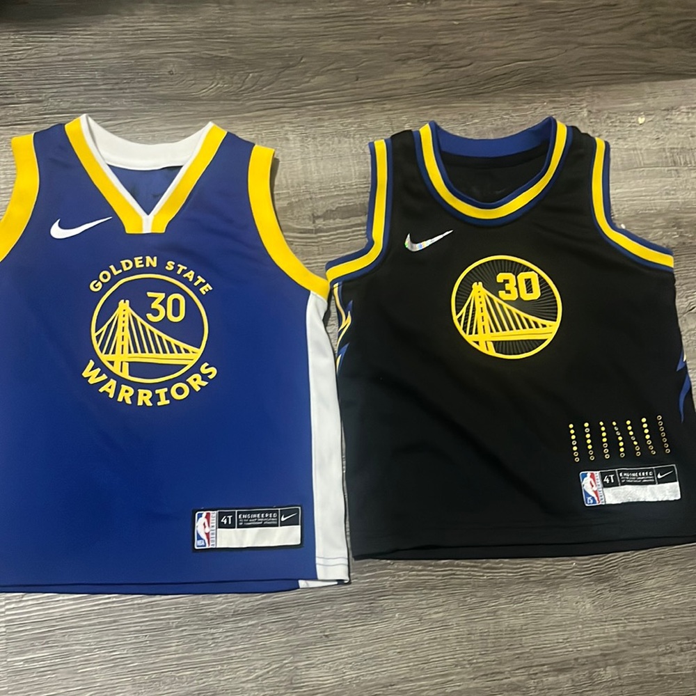 Two Toddler Steph Curry Authentic Jerseys